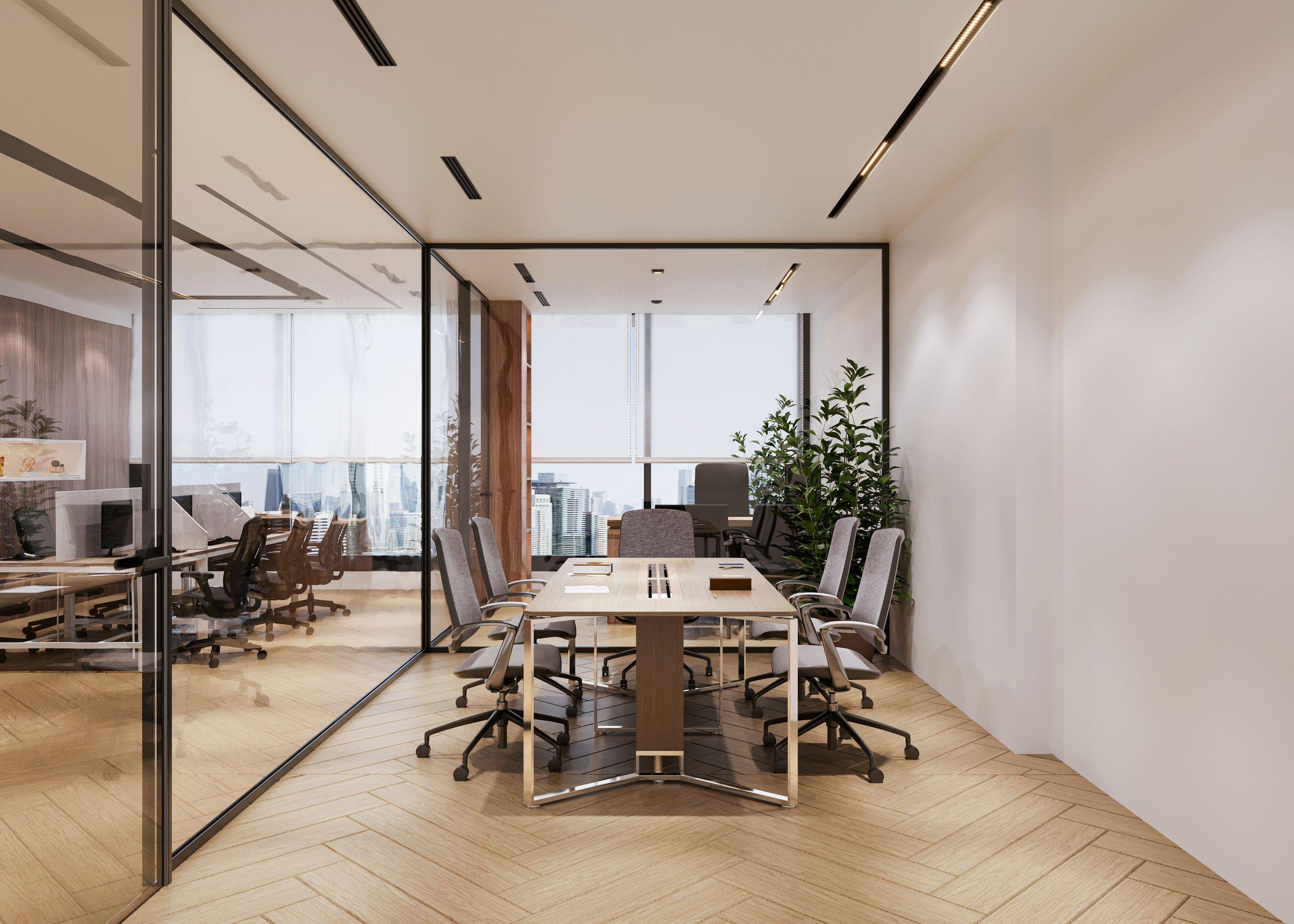Premium corporate boardroom with panoramic harbour views, representing Edu Accounting & Auditors' professional financial insight